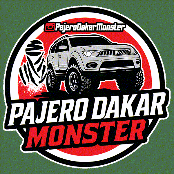 Emblema Pajero Dakar Monster